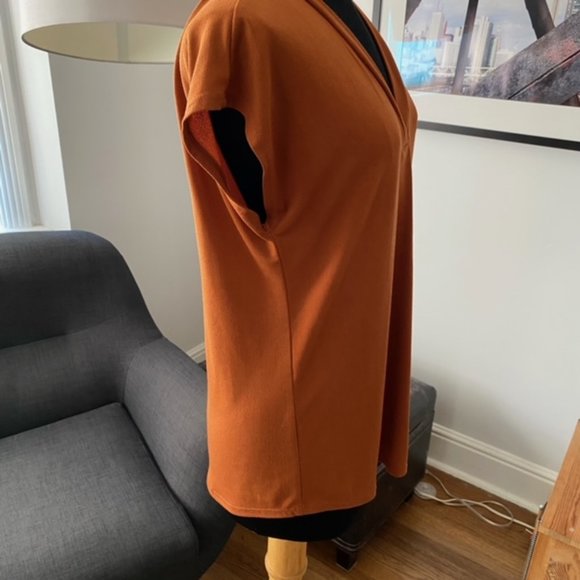 Pumpkin Rust Coloured Top sleeveless - Picture 5 of 5